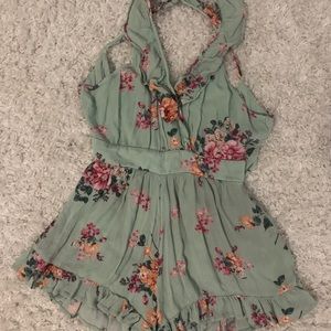 Open back romper